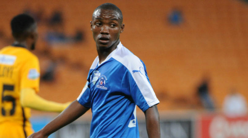 Maritzburg United striker Luyanda Ntshangase