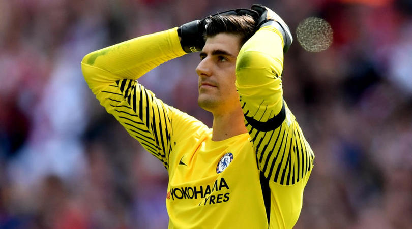 Chelsea goalkeeper Thibaut Courtois