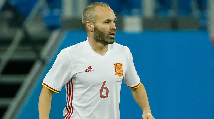 Spanish playmaker Andres Iniesta