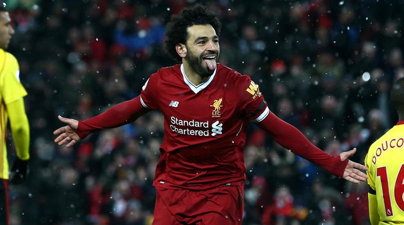 Liverpool's Mohamed Salah.