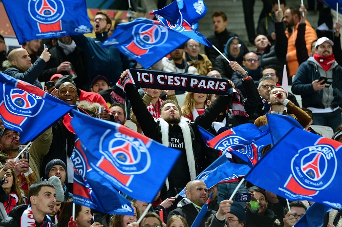 Paris Saint Germain supporters.