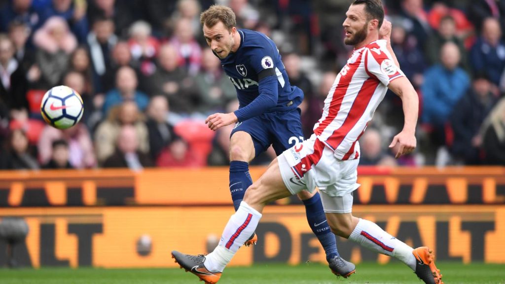 Eriksen double denies Stoke valuable victory