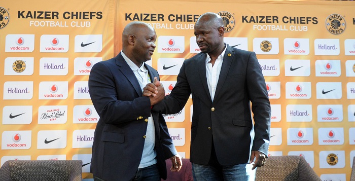 Pitso and Steve Komphela