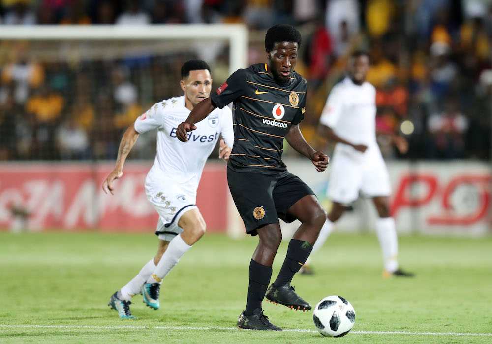 Siphelele Ntshangase challenged by Daylon Claasen