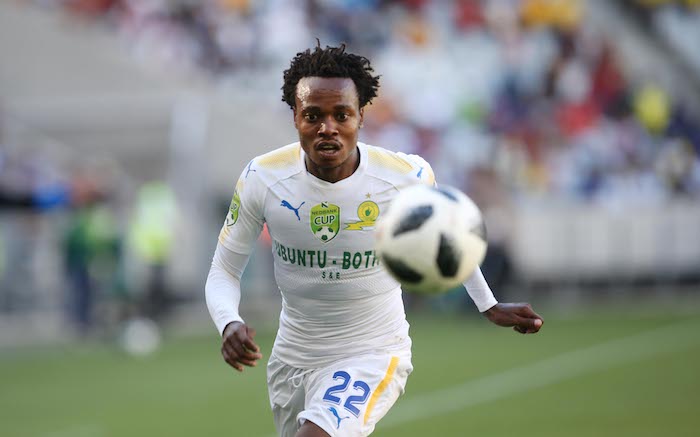 Percy Tau of Mamelodi Sundowns.