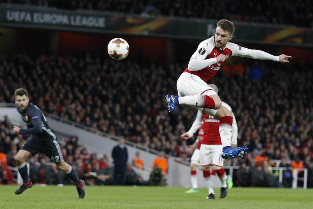 Arsenal claim easy first leg win