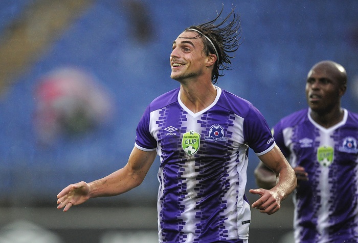 Andrea Fileccia of Maritzburg United celebrates.