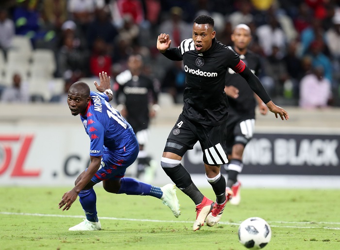 Pirates defender Happy Jele