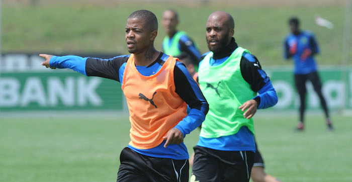 Sundowns duo Lebese and Manyisa