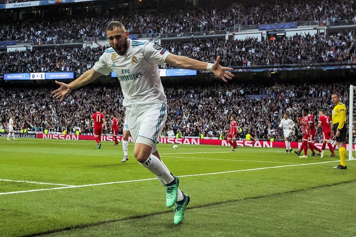 Real Madrid's Karim Benzema