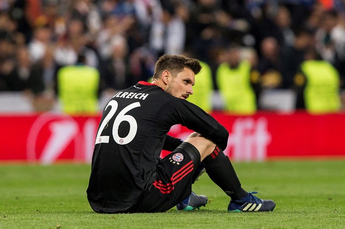 Bayern Munich's goalkeeper Sven Ulreich