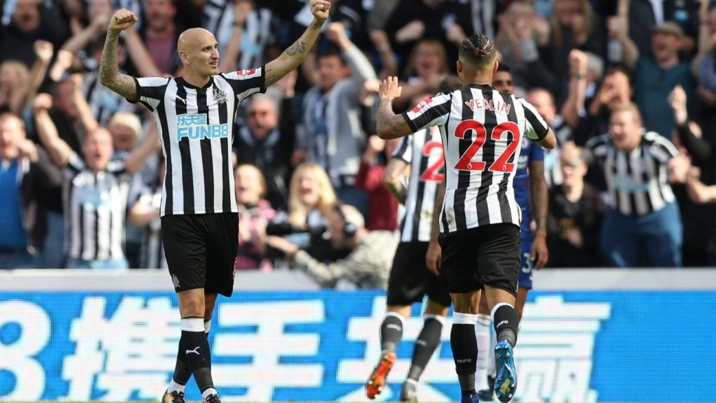 Newcastle put three past Chelsea