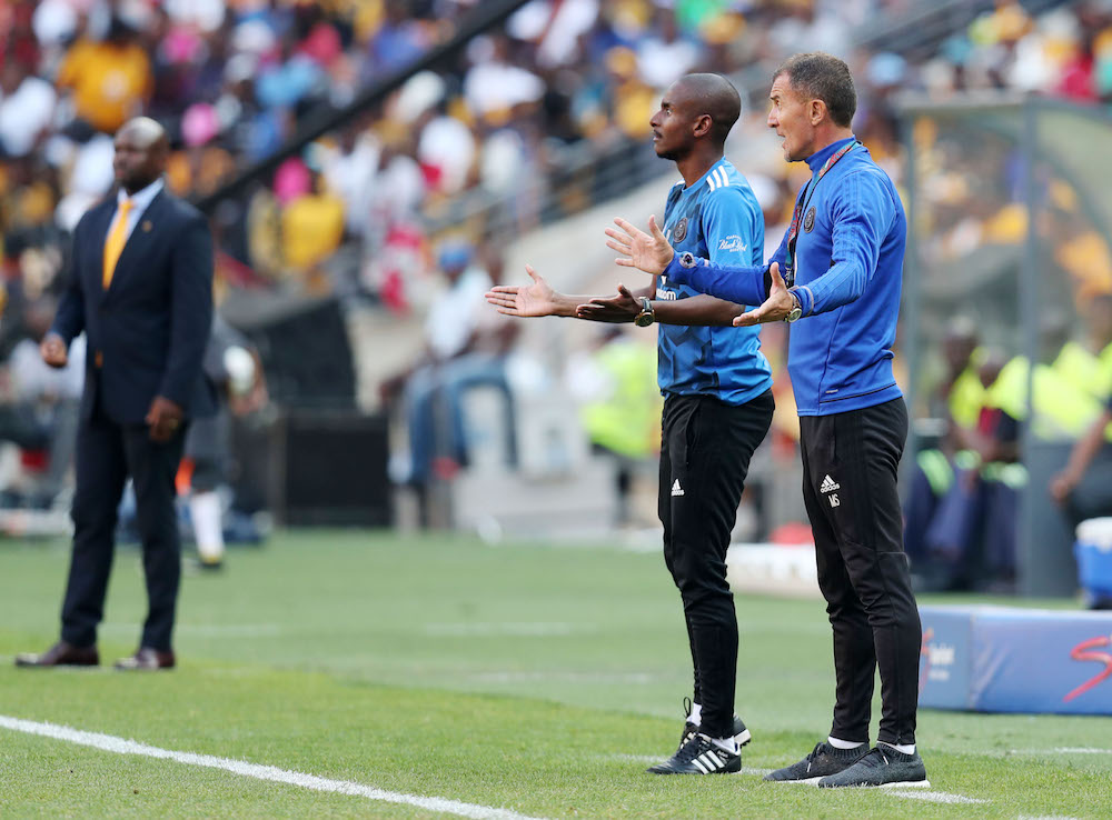 Milutin Sredojevic and Rulani Mokoena