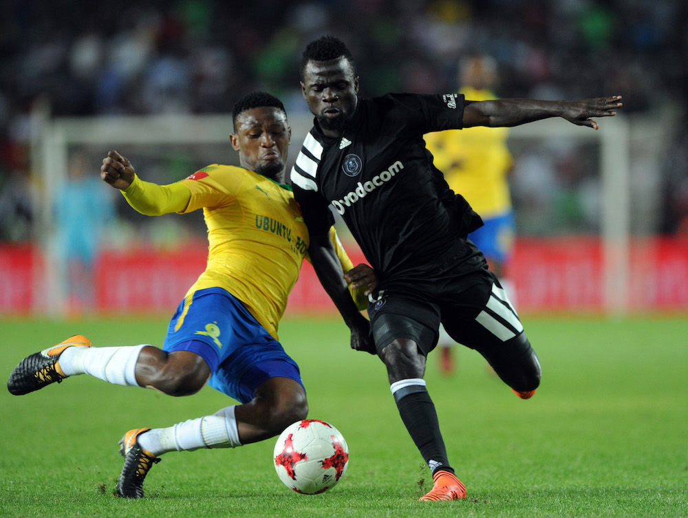 Bernard Morrison is challenged by Motjeka Madisha