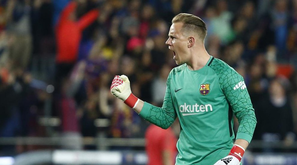 Barcelona goalkeeper Andre Ter Stegen