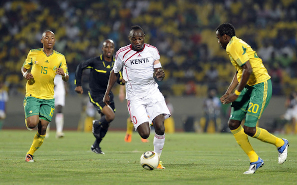 Kenyan striker Dennis Oliech