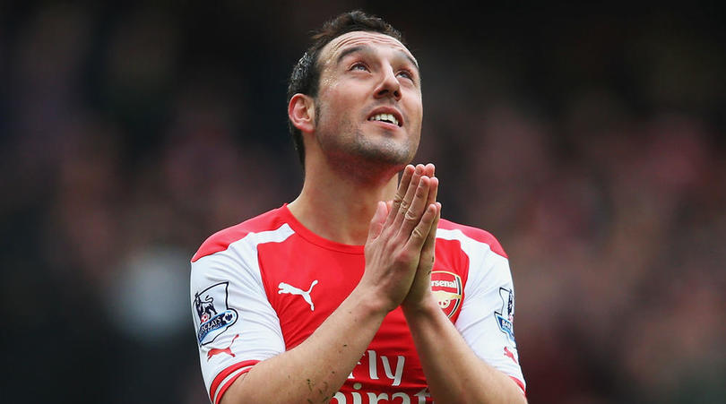 Spanish midfielder Santi Cazorla