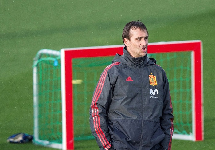 Spain head coach Julen Lopetegui