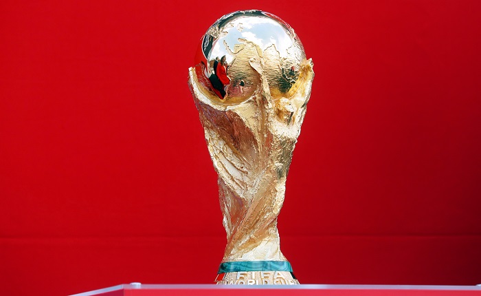 The Fifa World Cup trophy.