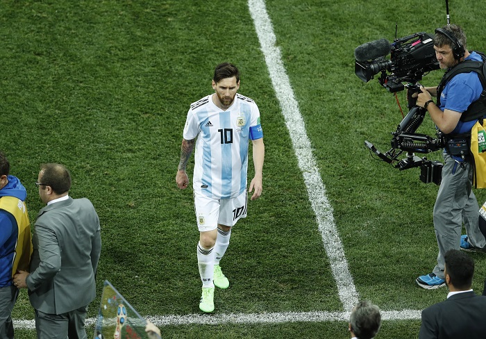 Lionel Messi of Argentina