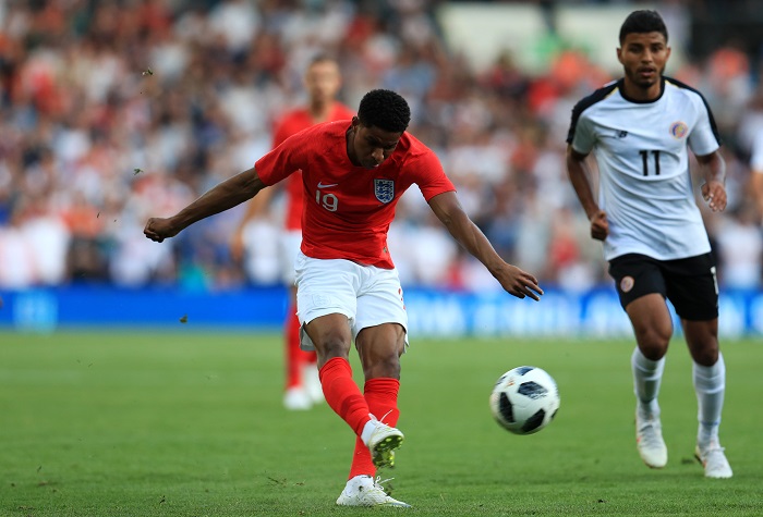 England forward Marcus Rashford.