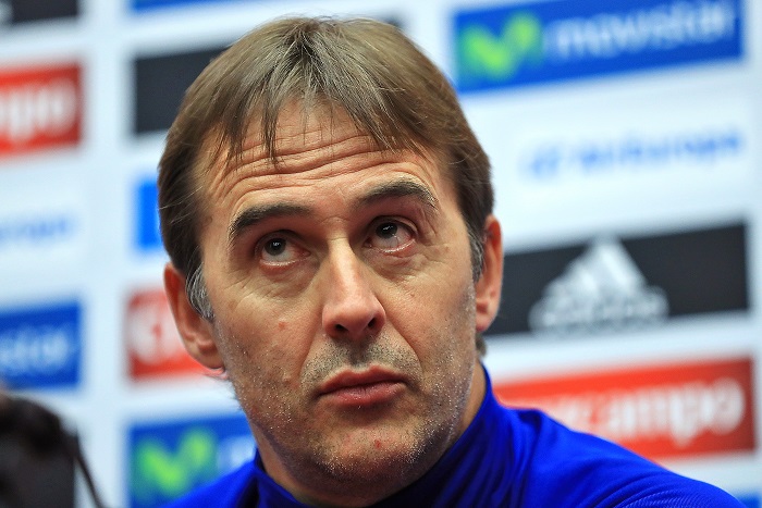 Spain manager Julen Lopetegui