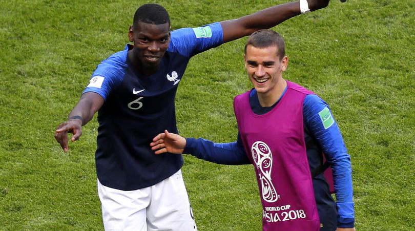 France duo Paul Pogba and Antoine Griezmann