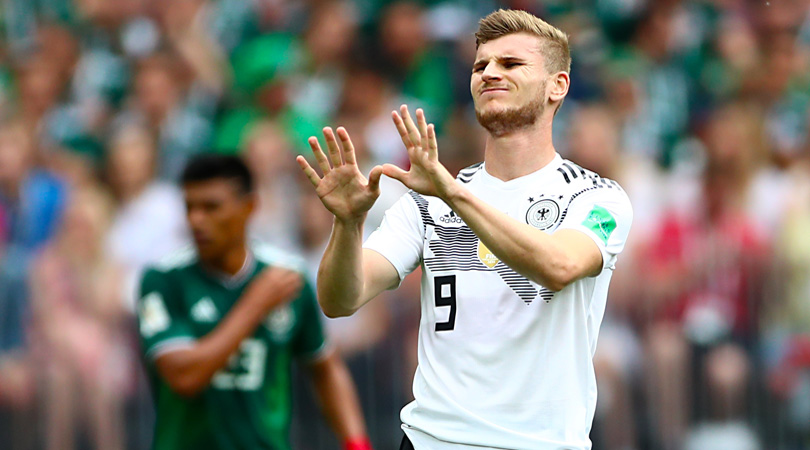 Germany's Timo Werner has had a disappointing start to the World Cup.