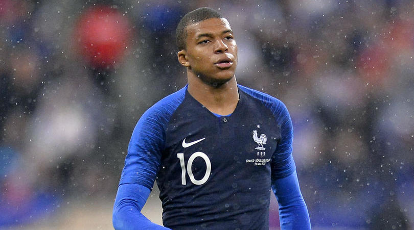 Kylian Mbappe of France.