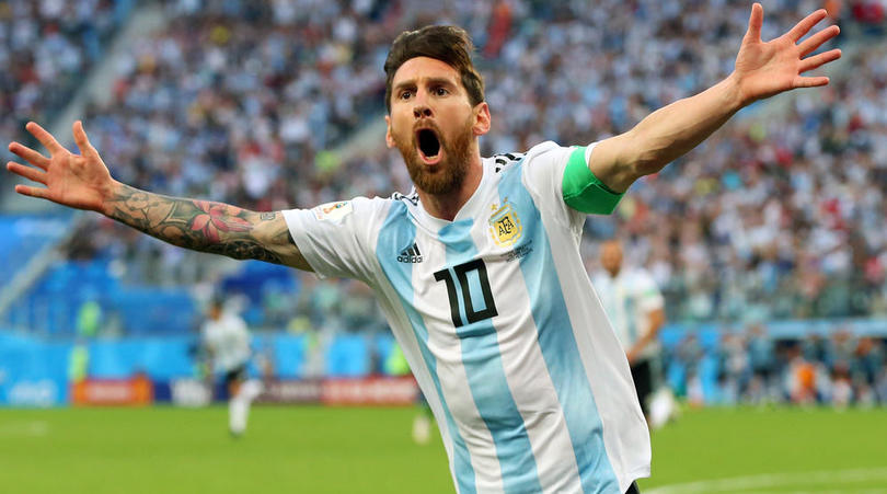 Lionel Messi of Argentina.