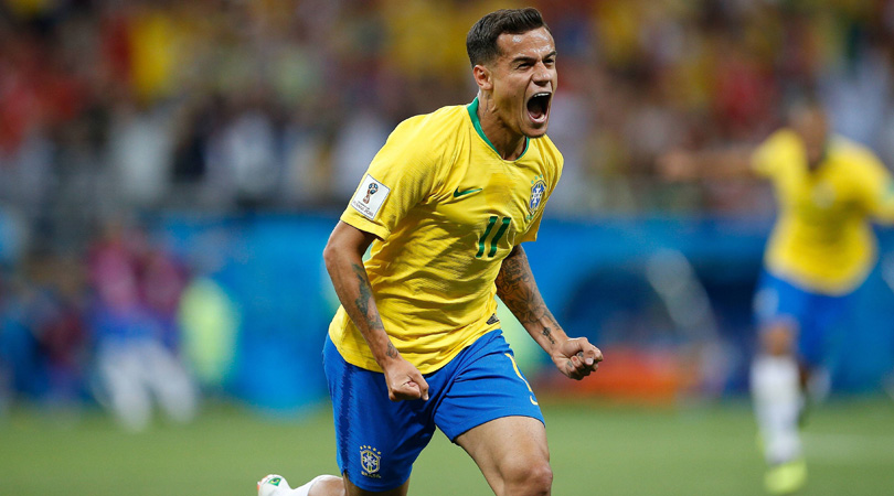 Brazil's Philippe Coutinho.