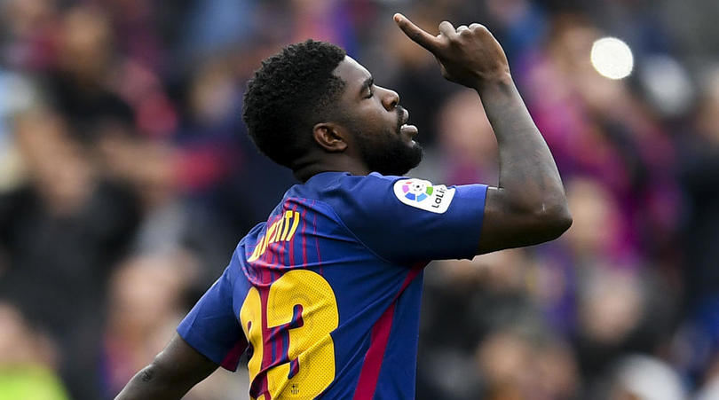 Barcelona defender Samuel UmtitiBarcelona defender Samuel Umtiti