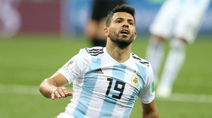 Sergio Aguero of Argentina.