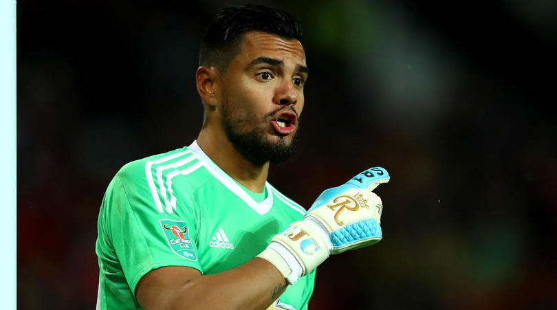 Manchester United goalkeeper Sergio Romero