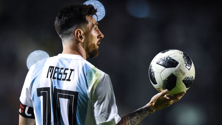 Argentina captain Lionel Messi