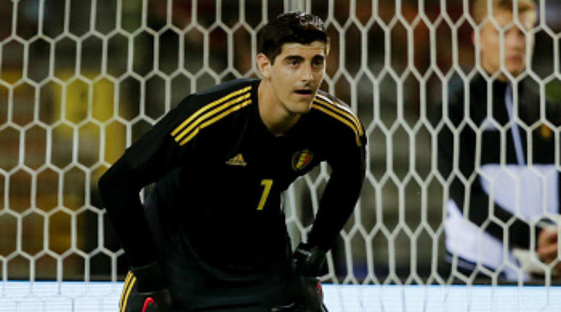 Belgium goalkeeper Thibaut Courtois