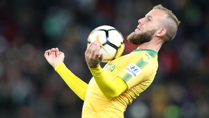 Jeremy Brockie of Mamelodi Sundowns