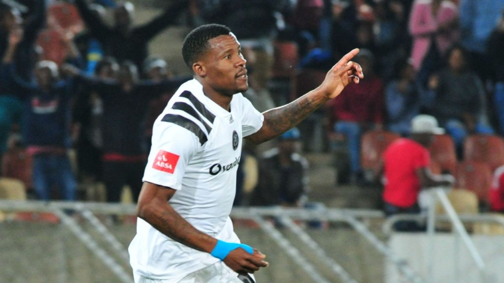 Orlando Pirates striker Thamsanqa Gabuza