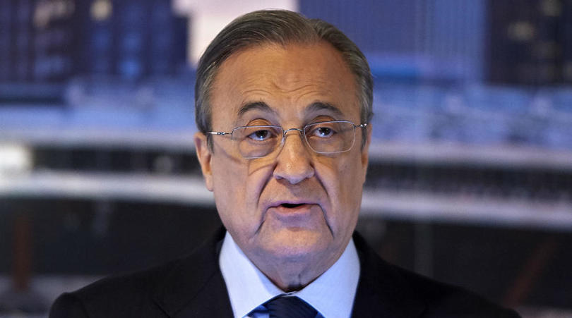 Real Madrid president Florentino Perez