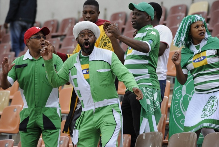 Fans of Bloemfontein Celtic