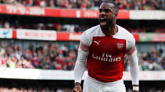 Arsenal striker Alexandre Lacazette