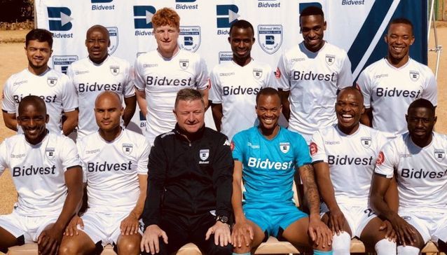 Gavin Hunt and the 11 new Bidvest Wits signings.