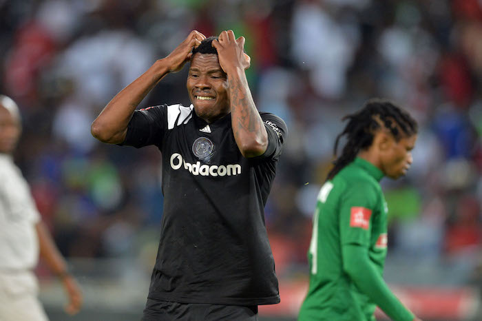 Orlando Pirates striker Thamsanqa Gabuza