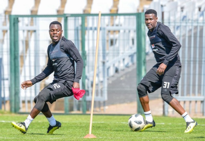 Orlando Pirates winger Meshack Maphangule