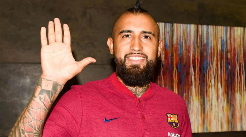 Arturo Vidal of Barcelona