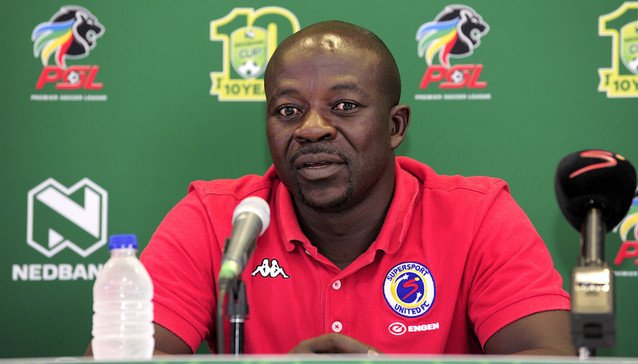 SuperSport United coach Kaitano Tembo