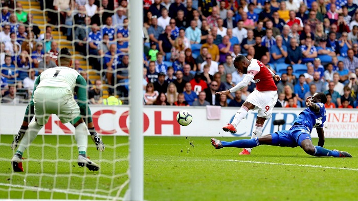 Alexandre Lacazette of Arsenal.