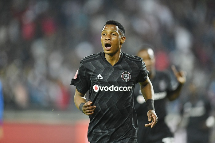 Orlando Pirates winger Vincent Pule