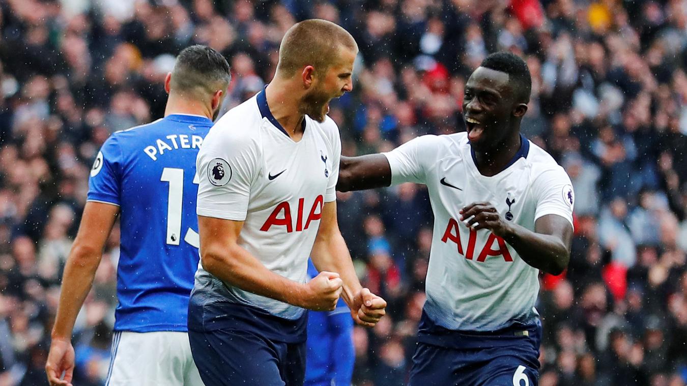 Eric Dier and Davinson Sanchez of Tottenham Hotspurs.