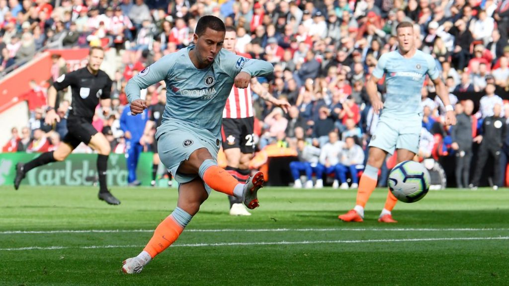 Hazard's form continues as Chelsea beat Southampton